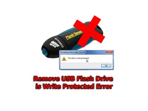 thumb drive write protected error